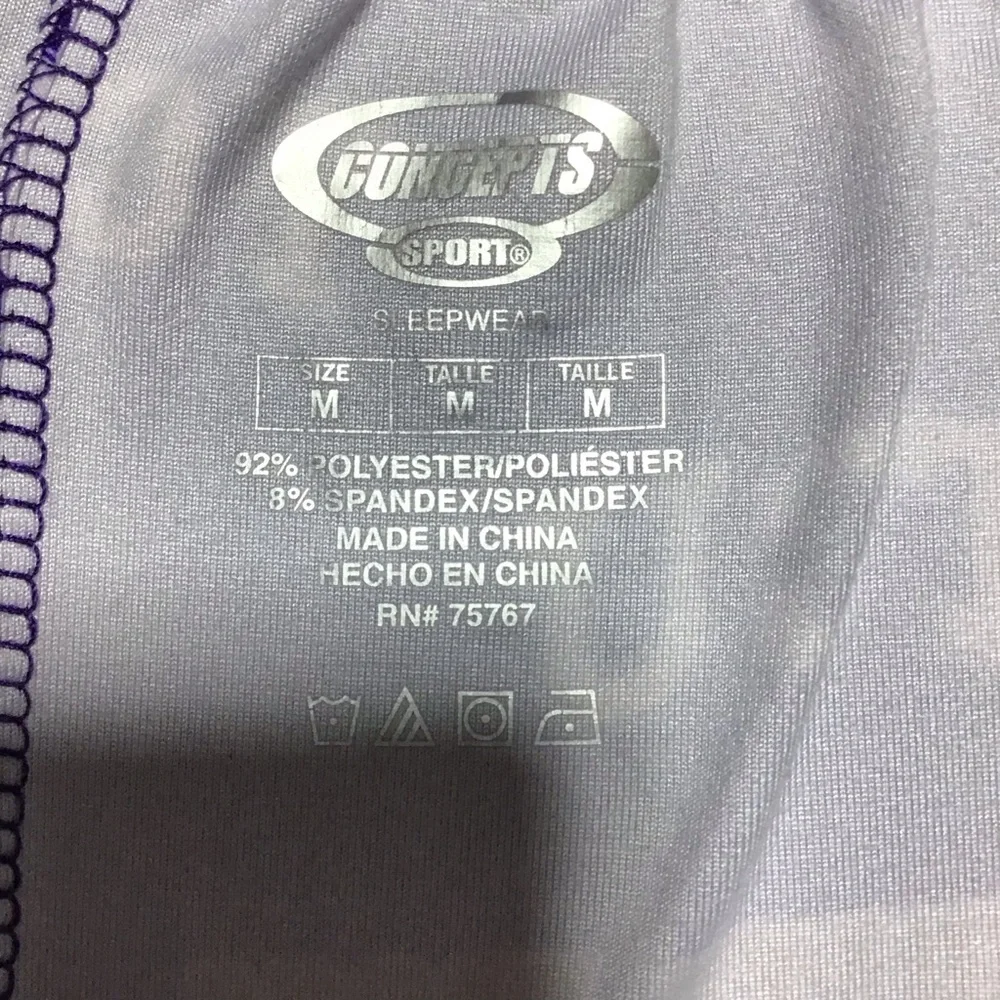 Purple TCU Frogs Man’s Concepts Pajamas - Picture 3 of 6
